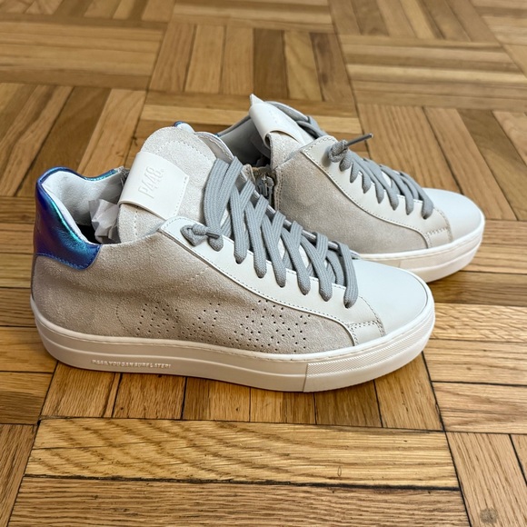 P448 NEW IN BOX size 6-6.5/ 36EU Thea Mid Top Sneaker - Picture 3 of 9